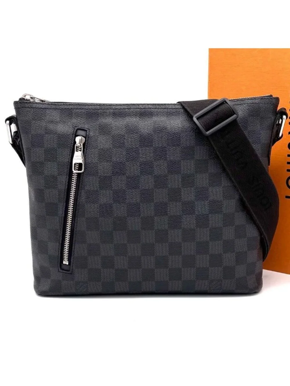 Louis Vuitton Damier Graphite Mick PM Shoulder Bag Messenger